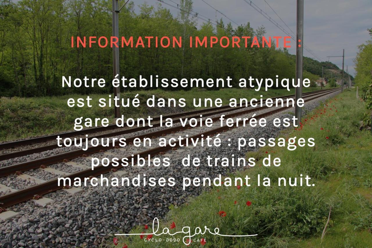 La Gare Soyons Hotel Exterior photo